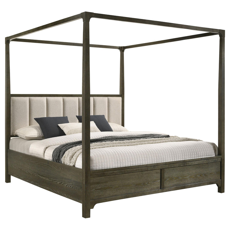 Coaster Furniture Gran Park California King Upholstered Canopy Bed 224931KW IMAGE 1