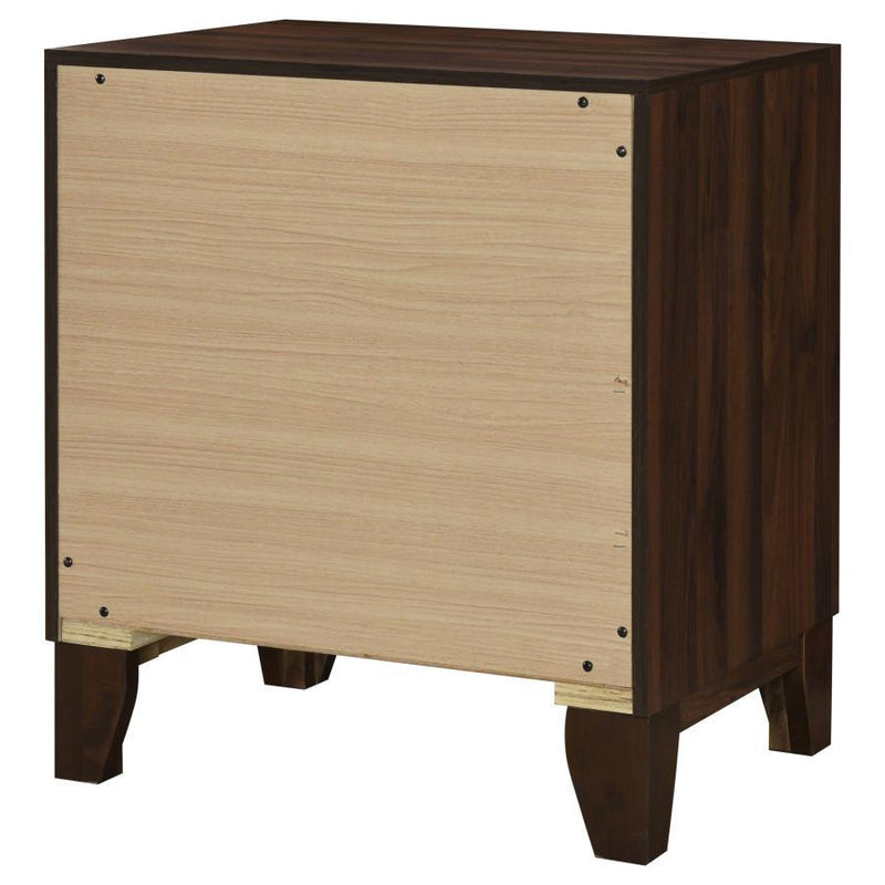 Coaster Furniture Welsley 223442 2-drawer Nightstand Bedside Table - Walnut IMAGE 8