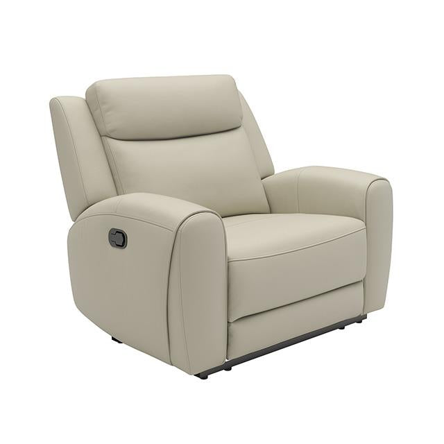 Furniture of America Jacobus CM9986BG-CH-M Manual Recliner - Leather IMAGE 3