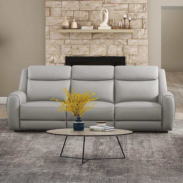 Furniture of America Jacobus CM9986LG-SF-M Manual Recliner Sofa IMAGE 1