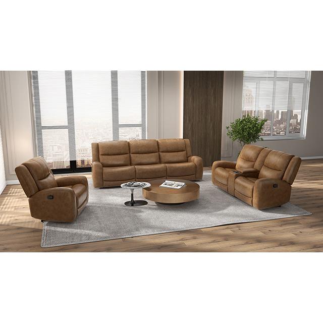 Furniture of America Leolinus CM9989BR-CH-M Manual Recliner IMAGE 2