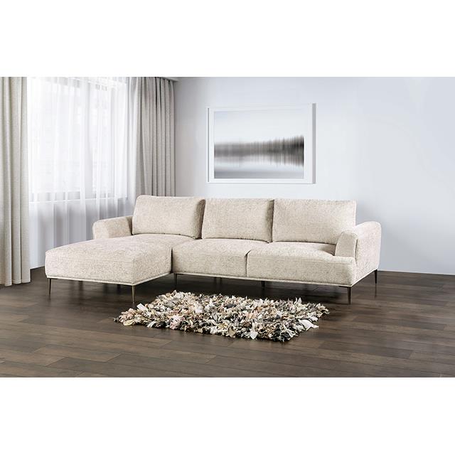 Furniture of America Gladbach FM63007LB-SECT-L Sectional, Left Chaise IMAGE 2