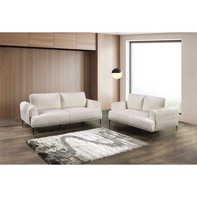 Furniture of America Gladbach FM63007WH-SF Sofa IMAGE 2