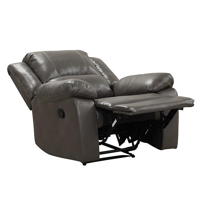 Furniture of America Letha NX6008GY-CH Glider Recliner IMAGE 2