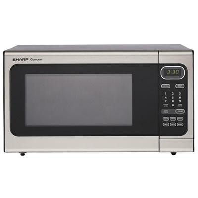 Sharp 1.4 cu. ft. Countertop Microwave Oven R-408LS IMAGE 1