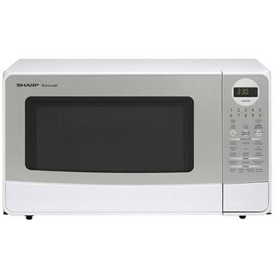 Sharp 1.4 cu. ft. Countertop Microwave Oven R-420LW IMAGE 1