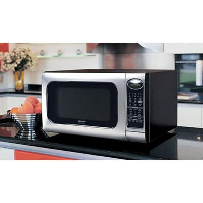 Sharp 24-inch, 2 cu. ft. Countertop Microwave Oven R-520KS IMAGE 3