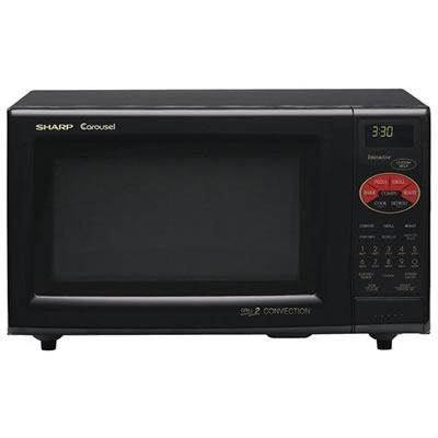 Sharp 0.9 cu. ft. Countertop Microwave Oven with Convection R-820BK IMAGE 1