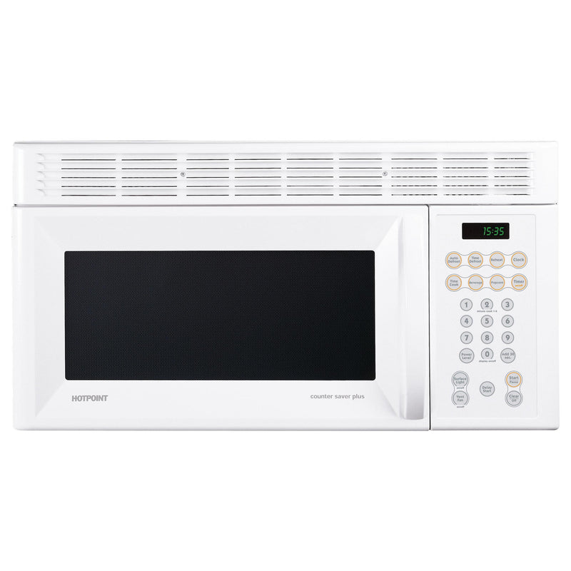 Hotpoint 30-inch, 1.5 cu. ft. Over-the-Range Microwave Oven RVM1535DMWW IMAGE 1