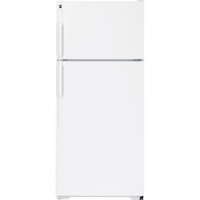 Hotpoint 28-inch, 15.5 cu. ft. Top Freezer Refrigerator HTH16BBXRWW IMAGE 1