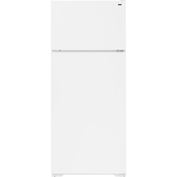 Hotpoint 28-inch, 16.6 cu. ft. Top Freezer Refrigerator HTR17BBBLWW IMAGE 1