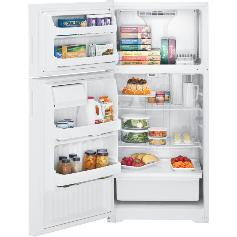 Hotpoint 28-inch, 15.6 cu. ft. Top Freezer Refrigerator HTR16ABSLWW IMAGE 5