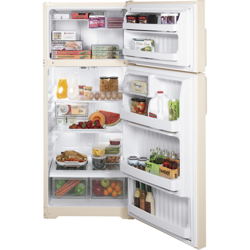 Hotpoint 28-inch, 18.2 cu. ft. Top Freezer Refrigerator HTH18GBTCC IMAGE 2