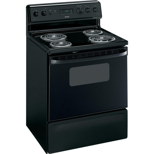 Hotpoint 30-inch Freestanding Electric Range RB536DPBB IMAGE 1