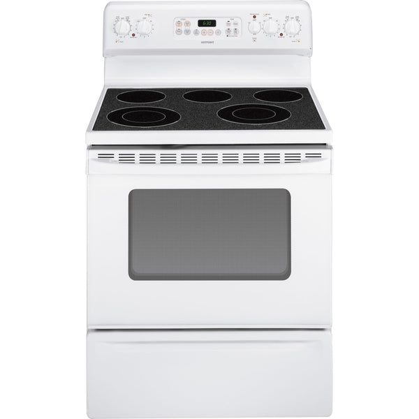 Hotpoint 30-inch Freestanding Electric Range RB792DRWW IMAGE 1