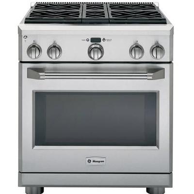 Monogram 30-inch Freestanding Gas Range ZGP304LRSS IMAGE 1